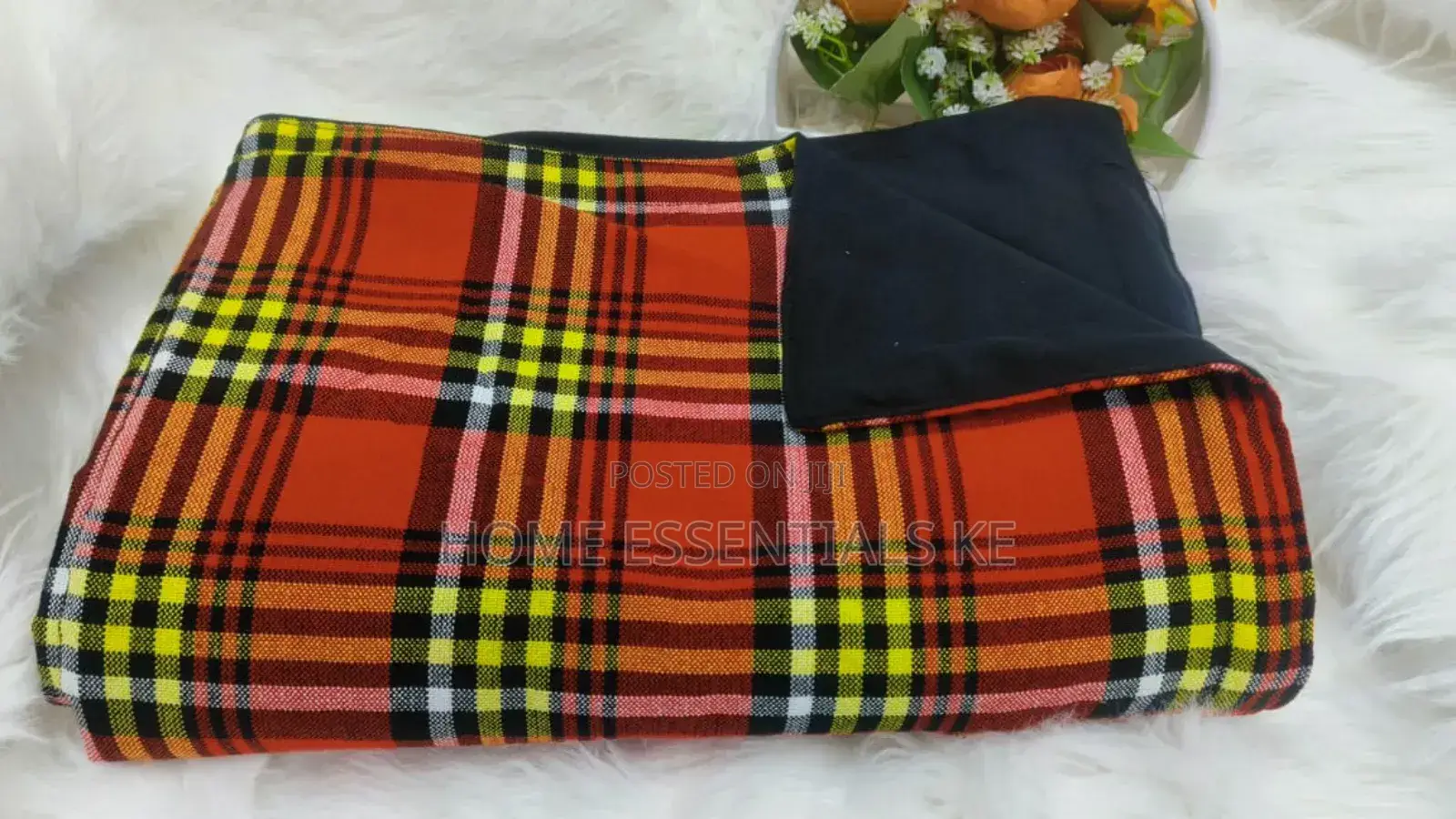 Quality Masaai Fleece Blanket* 
150cm by 205 Cm