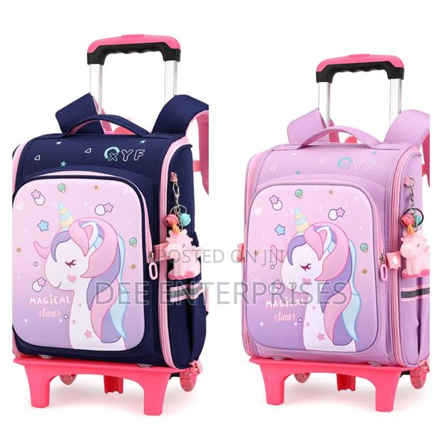 Rolling Trolley Kids School Bag - thumbnail 2