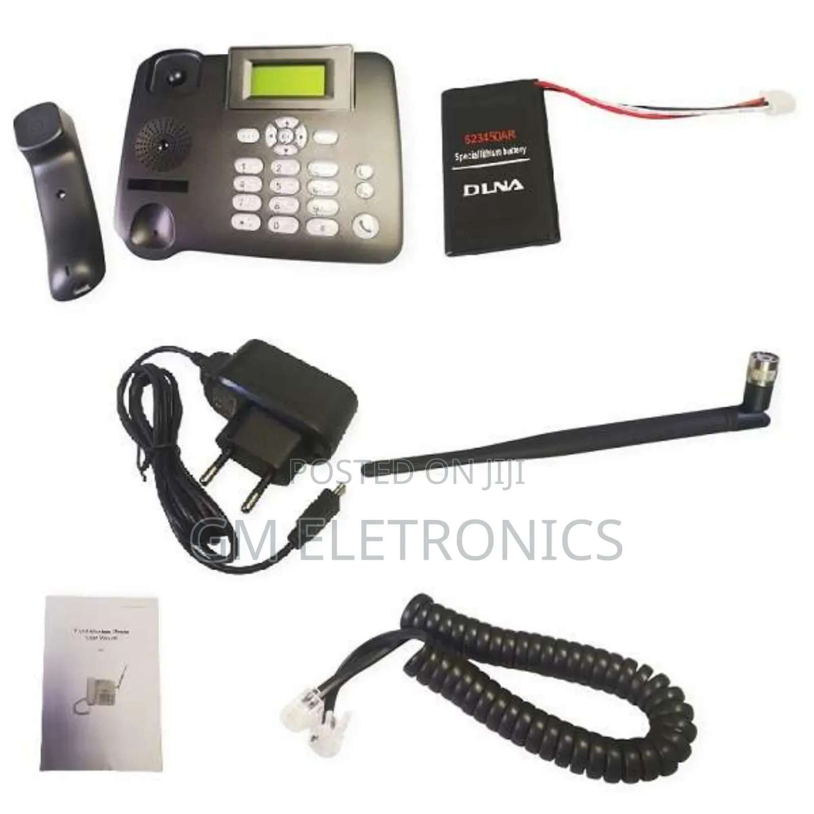 Original Dual Sim Card Slot(Universal) Wireless Rechargeable Telephone
