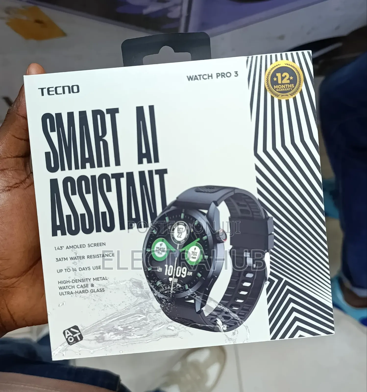 Tecno Watch Pro 3 With Smart Ai Assistant Brand New