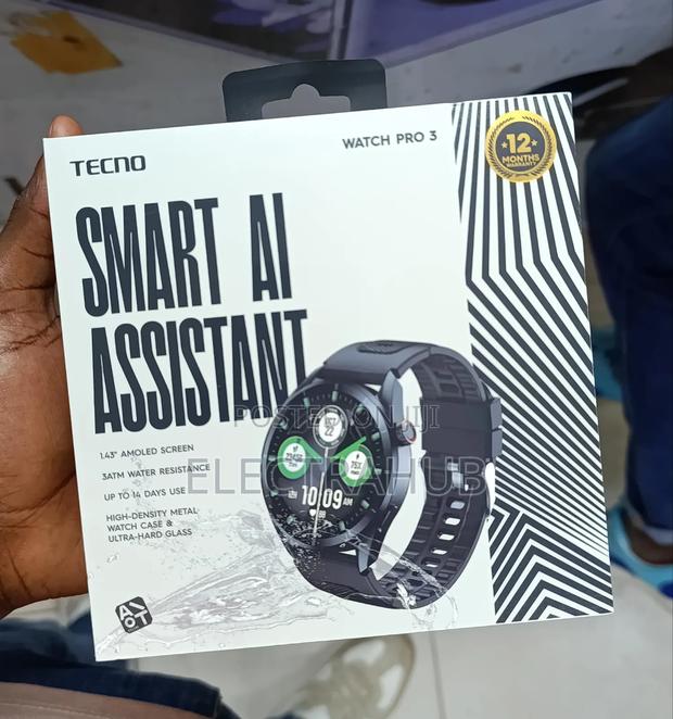 Tecno Watch Pro 3 With Smart Ai Assistant Brand New