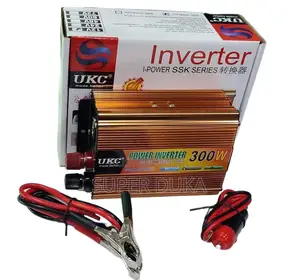 300w Ukc Power Inverter With Both Cigarette/Battery Cables