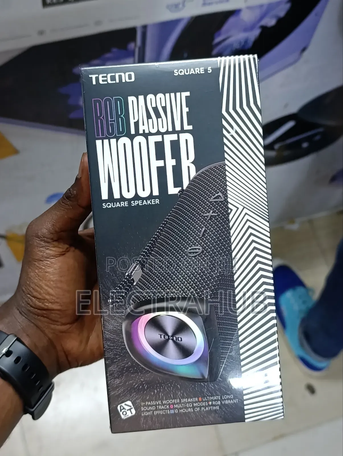 Tecno Square 5 RGB Speaker Brand New Sealed