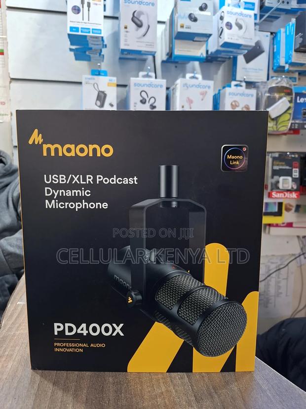 Maono Pd400x Usb/XLR Dynamic Microphone - main view
