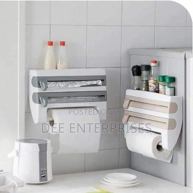 Big Size Tripple Paper Dispenser With Top Shelf - main view
