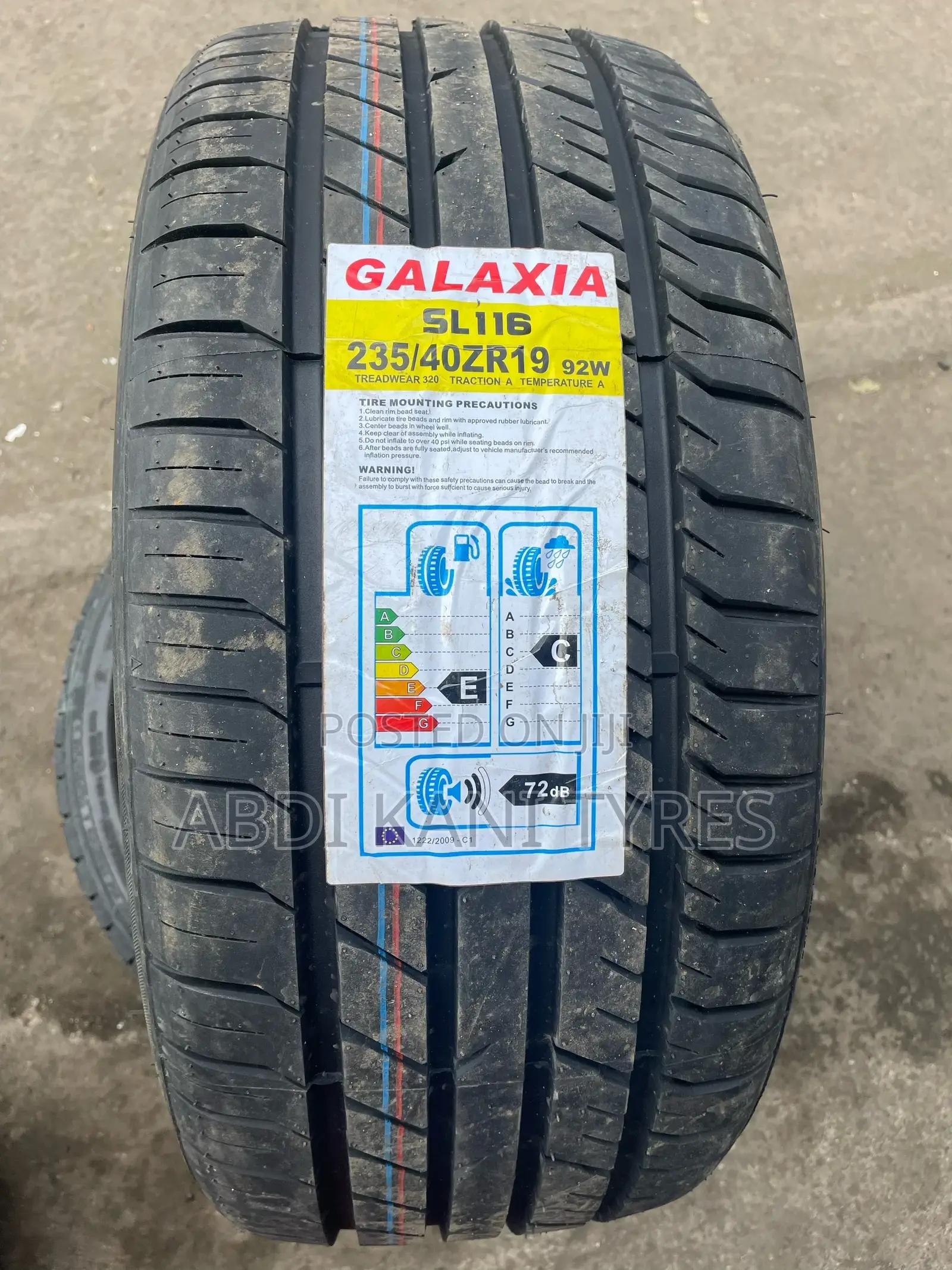 235/40r19 Galaxia Tires