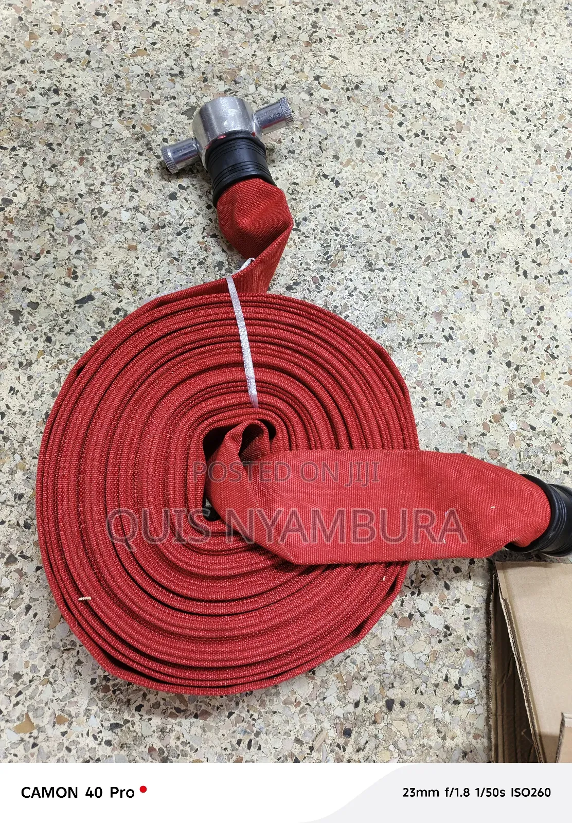 30m Heavy Duty Fire Fighter Hose With Couling 2.5