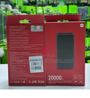 Power Bank 20,000amh Redmi 18watts