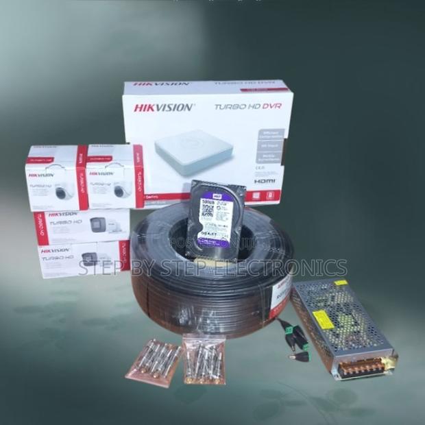 4 Hikvision 1080p Full Hd Outdoor/Indoor CCTV Cameras Complete Kit