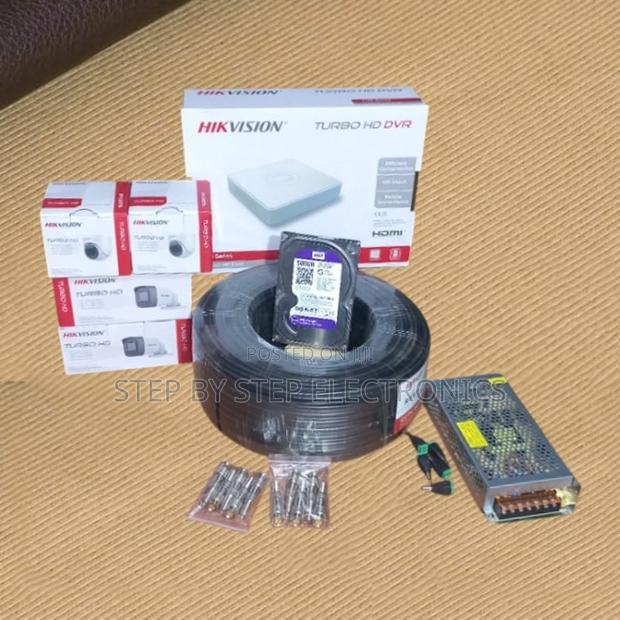 Stunning Image 4 Hikvision 1080p Full Hd CCTV Cameras Complete Kit