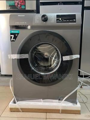 Hisense 7kg Full Automatic Front Load Washing Machine Wfqp7012evmt - thumbnail 2
