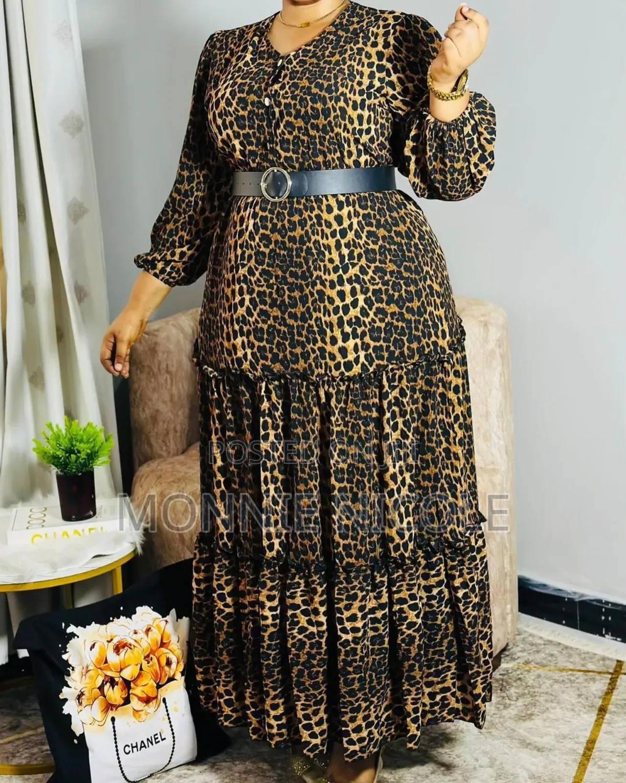 Quality Animal Print Maxi Dress