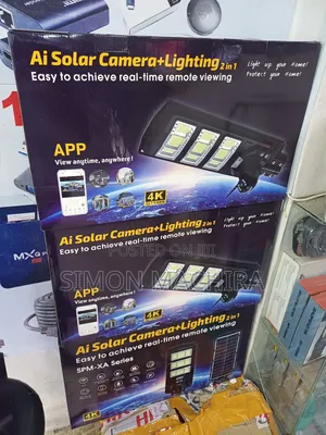 Ai Solar Camera 450w CCTV 2 in 1 Camera 1080p