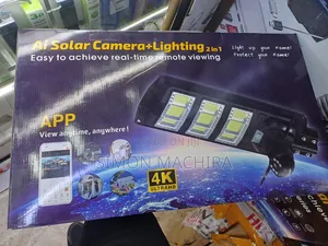Ai Solar Camera 450w CCTV 2 in 1 Camera 1080p