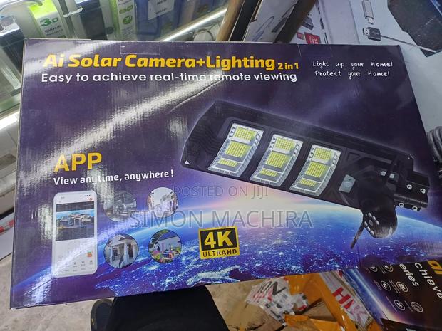 Ai Solar Camera 450w CCTV 2 in 1 Camera 1080p - thumbnail 2