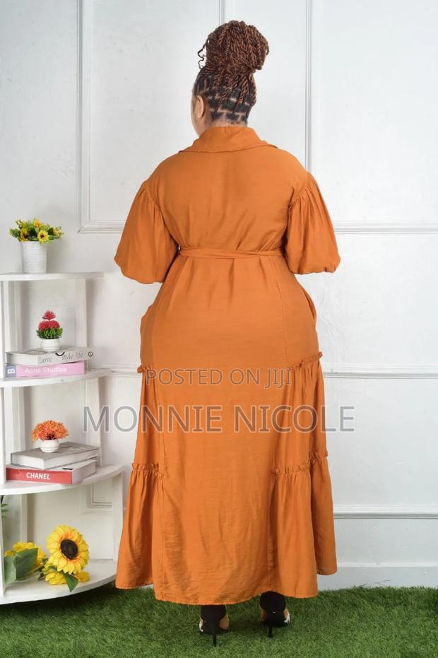 Mustard Maxi Breastfeeding Friendly Dress - thumbnail 2