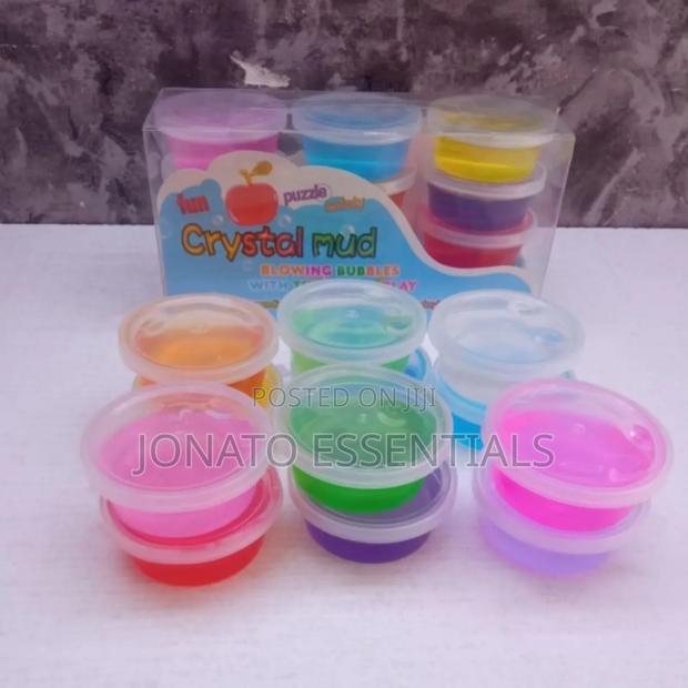 Colorful Crystal Mud Slime Set for Kids Fun Toy