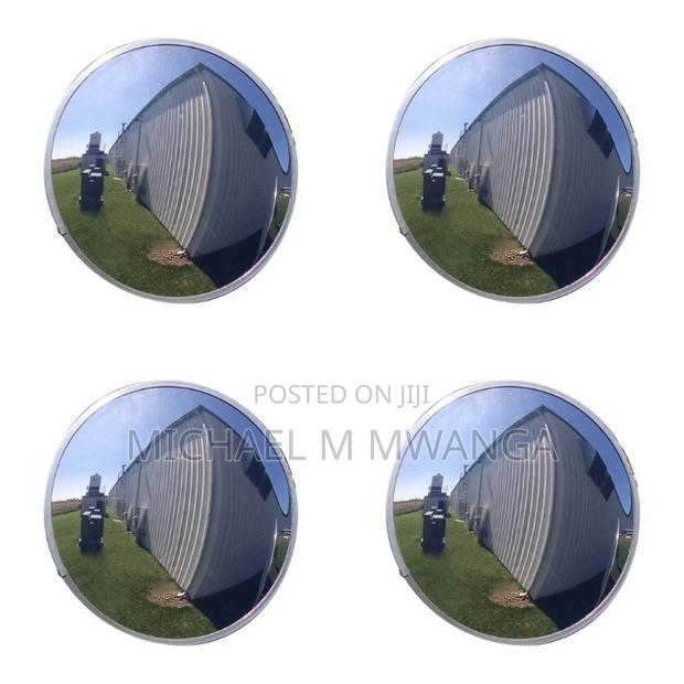 Crystal-Clear 80cm Convex Mirror Outdoor