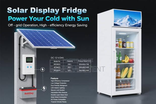 Solar Powered Display Fridges - main view