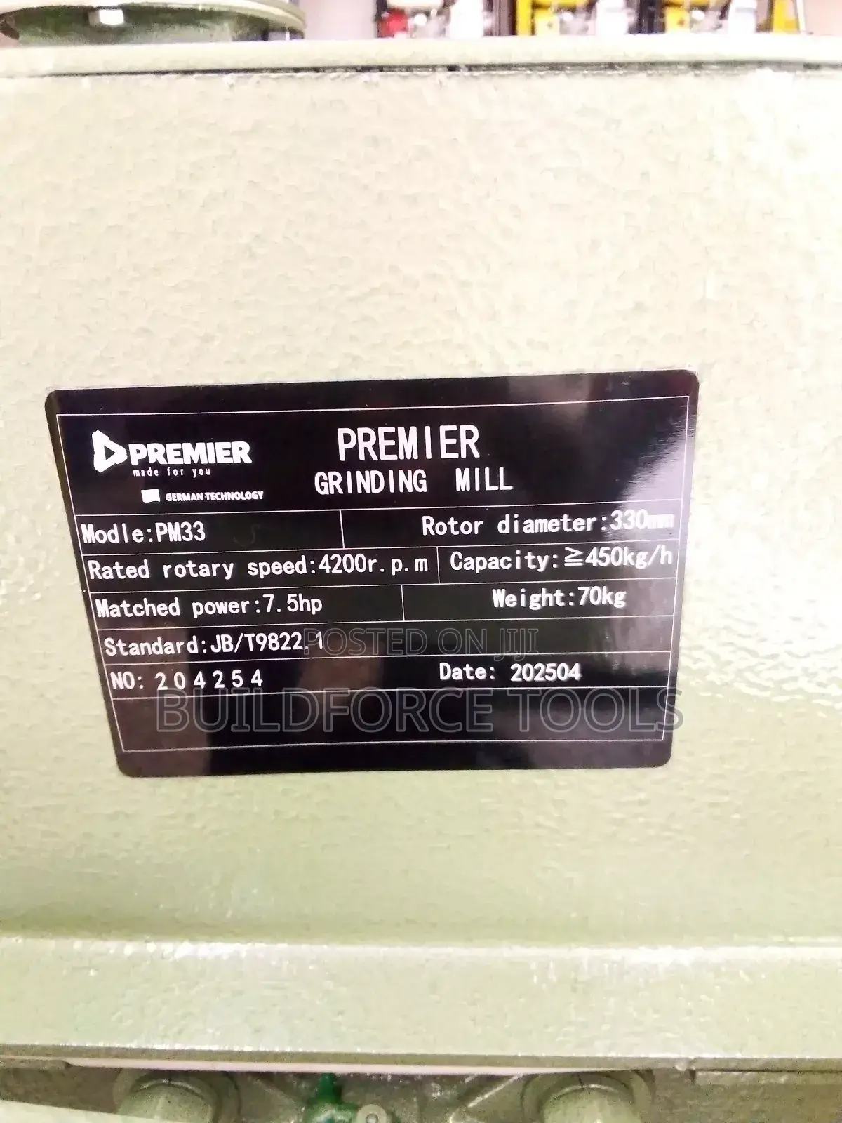 Premier Imported Grindingmill Full Body With Motar Engine
