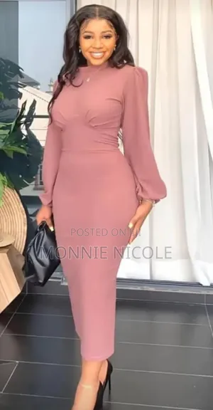 Baby Pink Dinner Dress