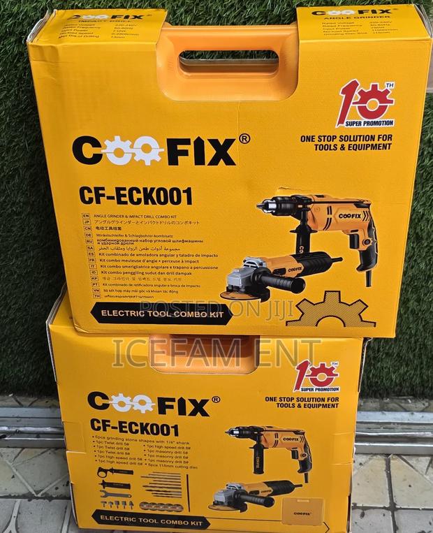 Coofix Drill and Grinder Kit/Electric Tool Kombo Kit