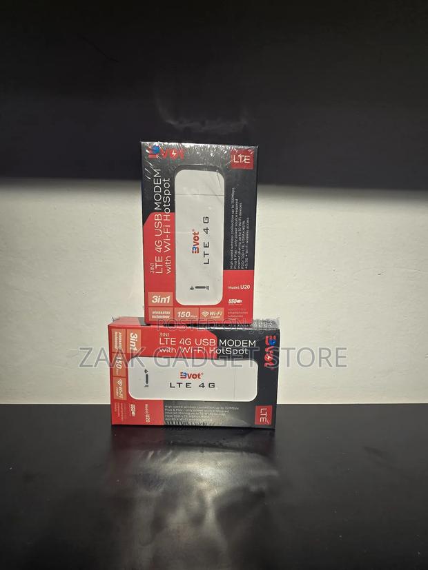 Bvot 3 in 1 Lte Usb Modem With Wifi Hotspot -U20
