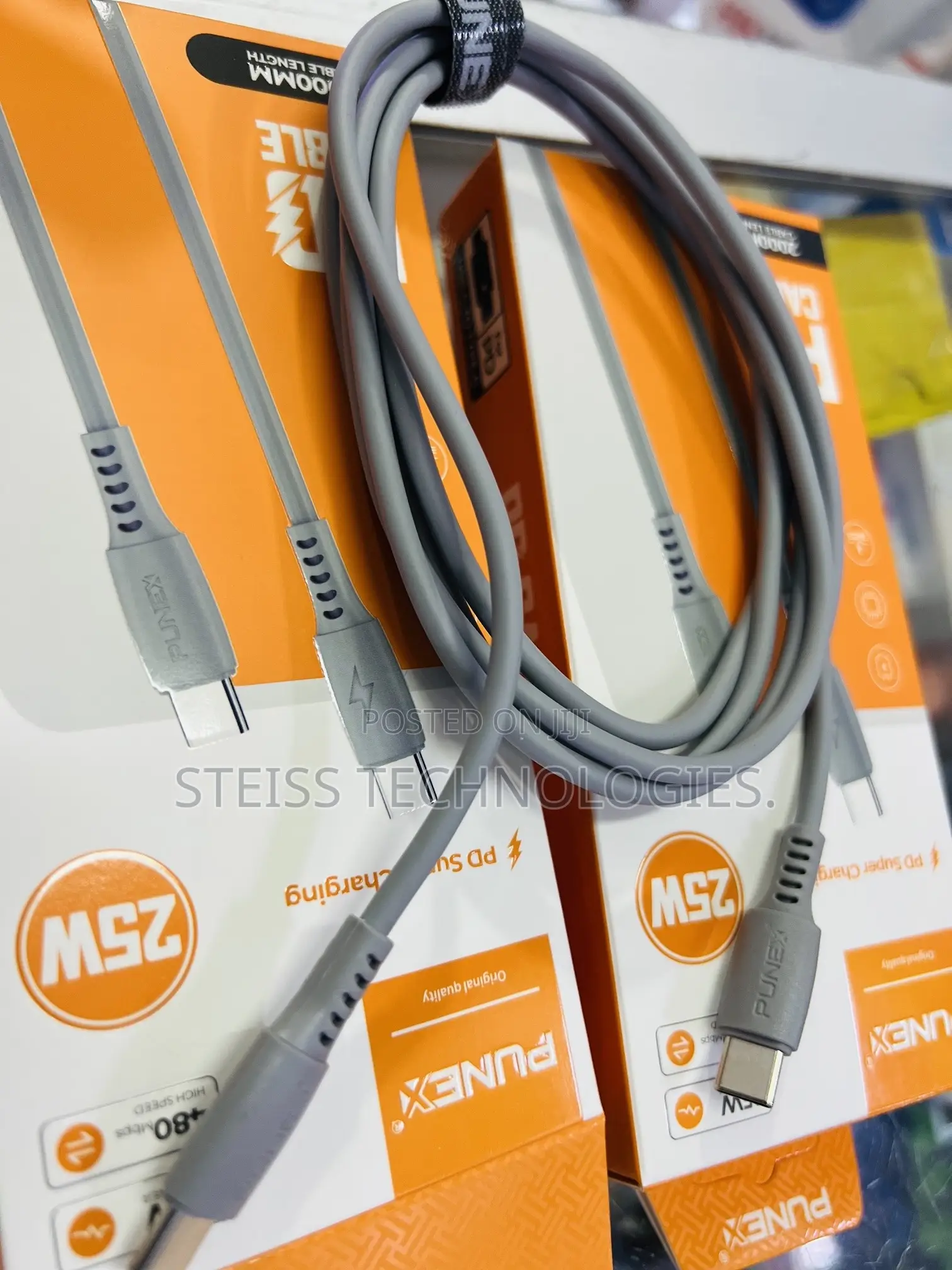 Punex 2metres Usb C to C Cables.