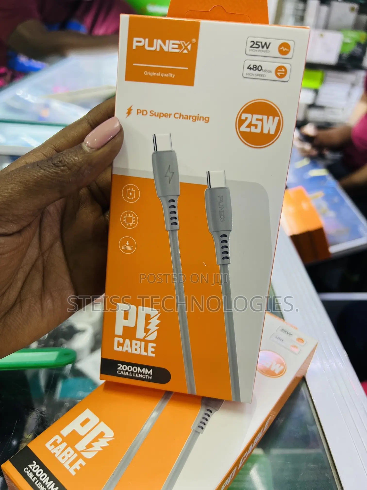 Punex 2metres Usb C to C Cables.