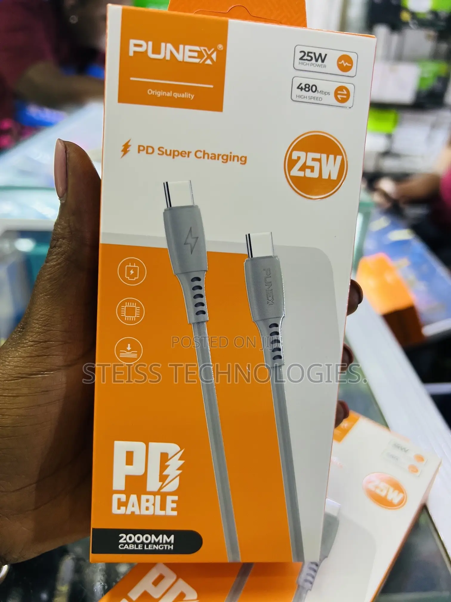 Punex 2metres Usb C to C Cables.