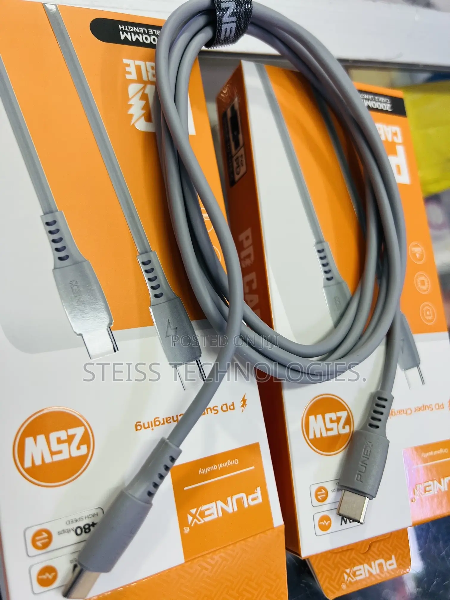Punex 2metres Usb C to C Cables.
