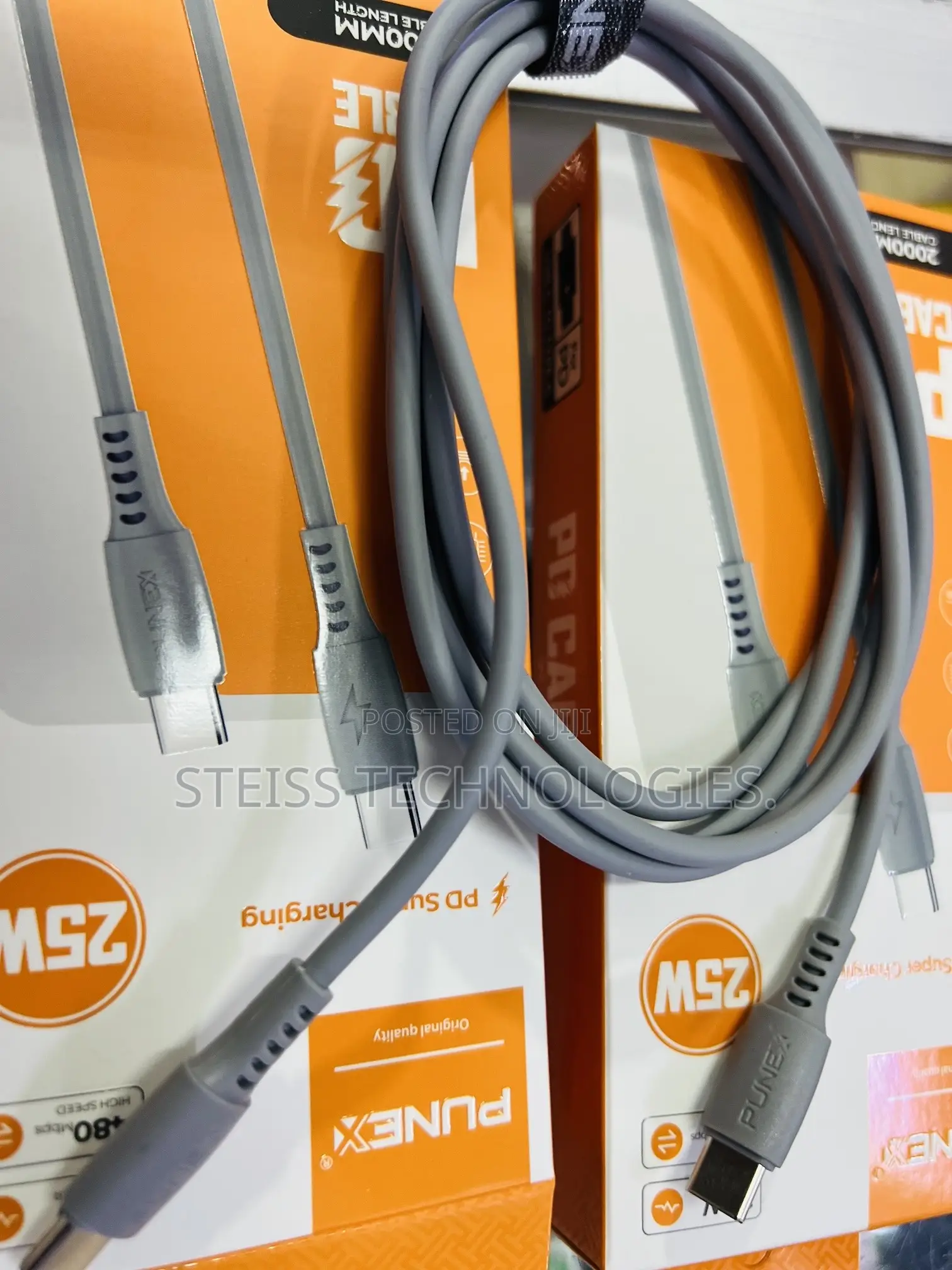 Punex 2metres Usb C to C Cables.
