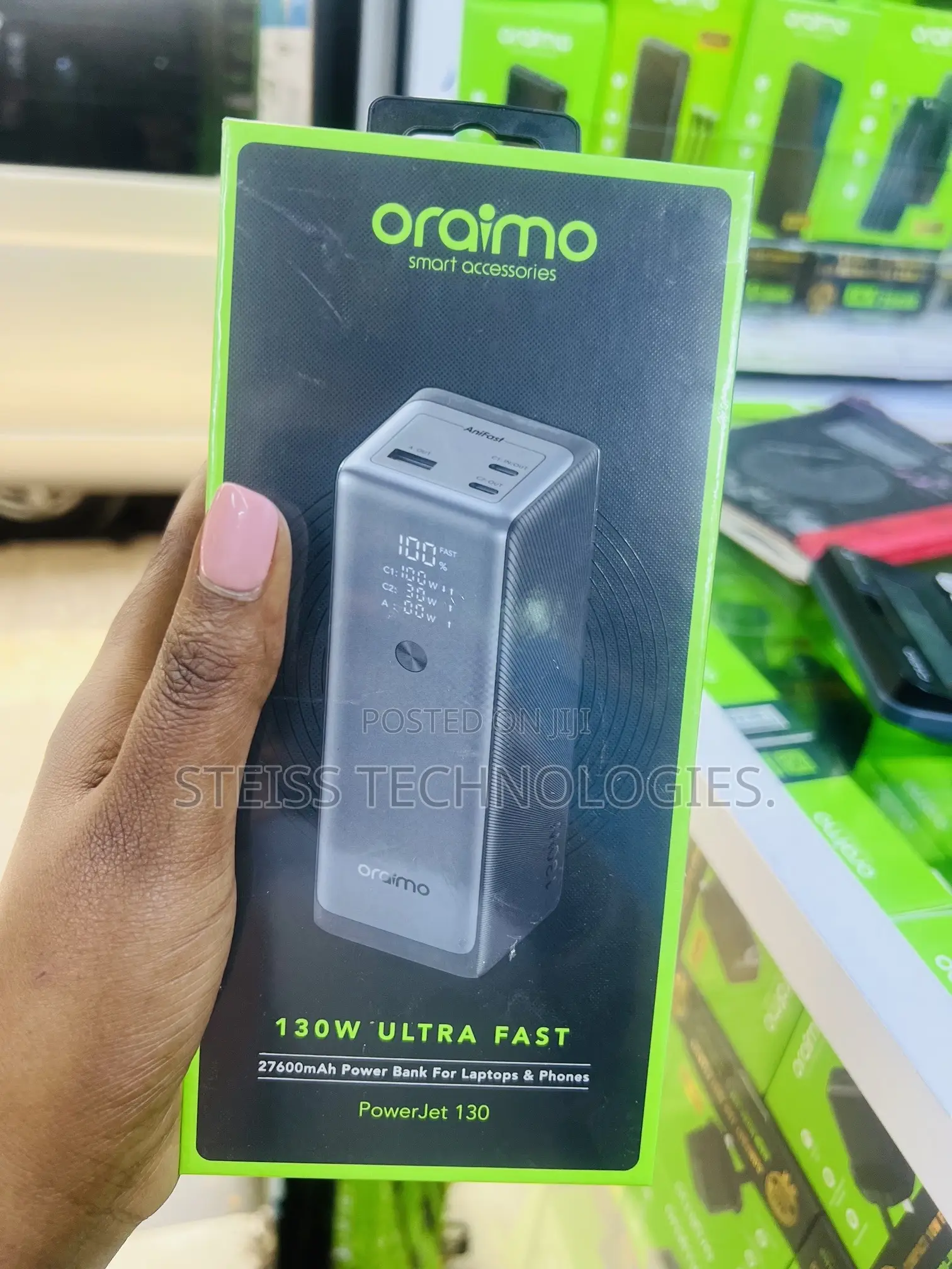 Oraimo Powerjet Laptop and Phone Powerbanks
