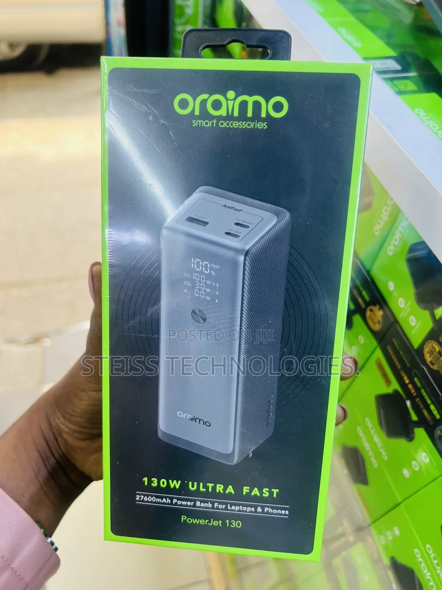 Oraimo Powerjet Laptop and Phone Powerbanks
