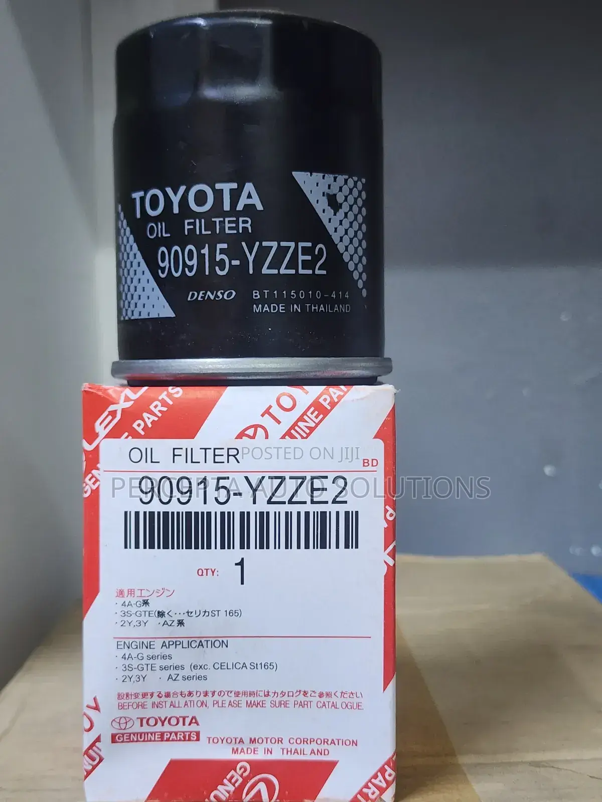 90915-Yzze2 Oil Filter for Alphard, Vellfire, Avensis, Camry