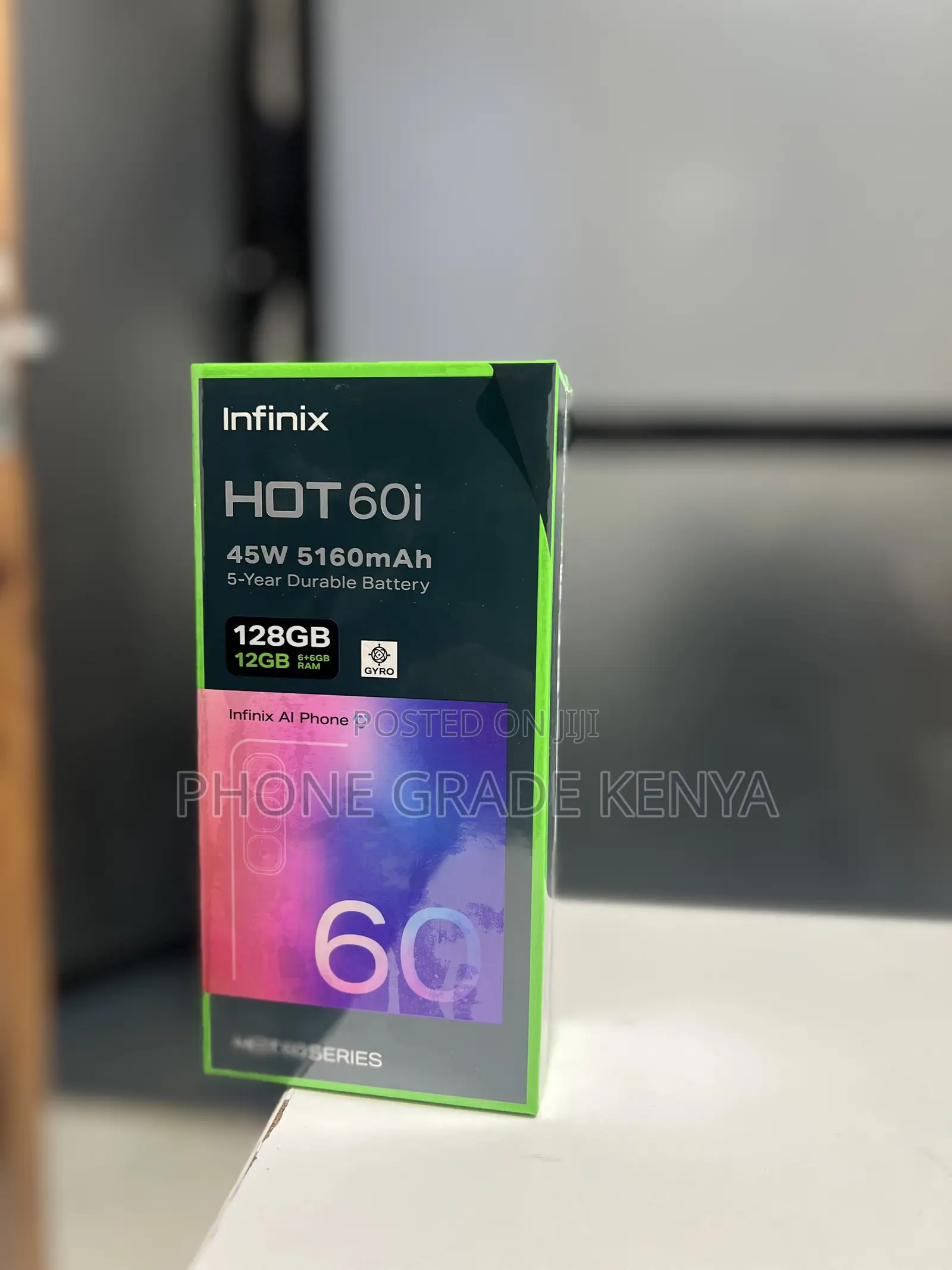 New Infinix Hot 60i 128 GB Black