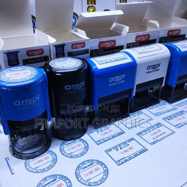 Self Inking Rubber Stamp - main view