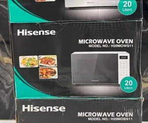Hisense Black and Silver Digital 
Microwave