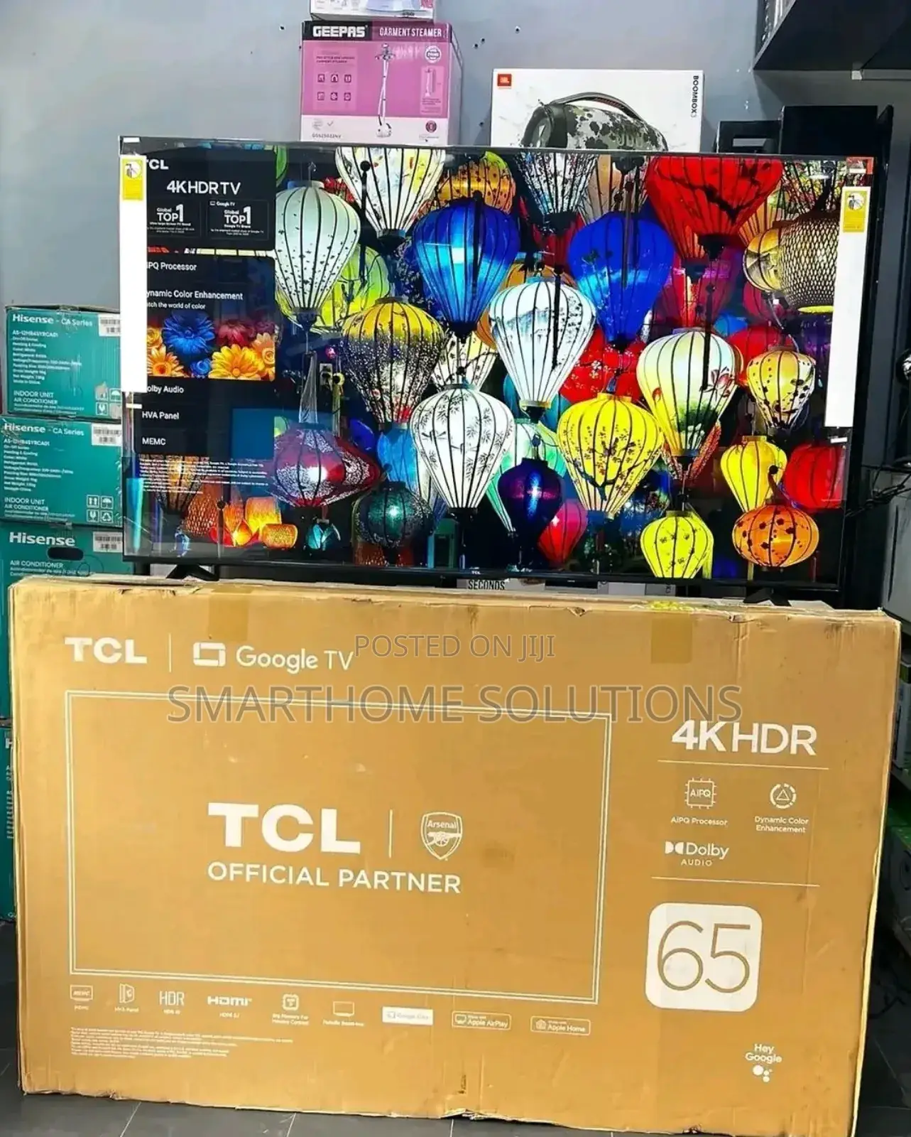TCL 65” V6c Google Uhd (2025) Frameless With Bluetooth65 V6c