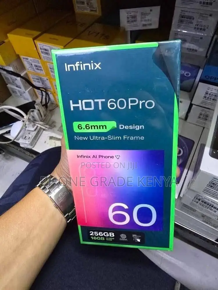 New Infinix Hot 60 128 GB Black