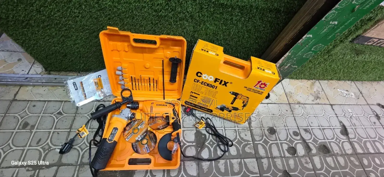 Coofix Combo Tools/Hammer Drill+Angle Grinder 4" Combo