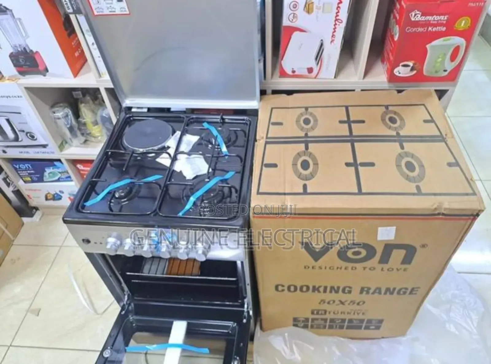 Von 50by50 3gas +1 Electric Cooker
