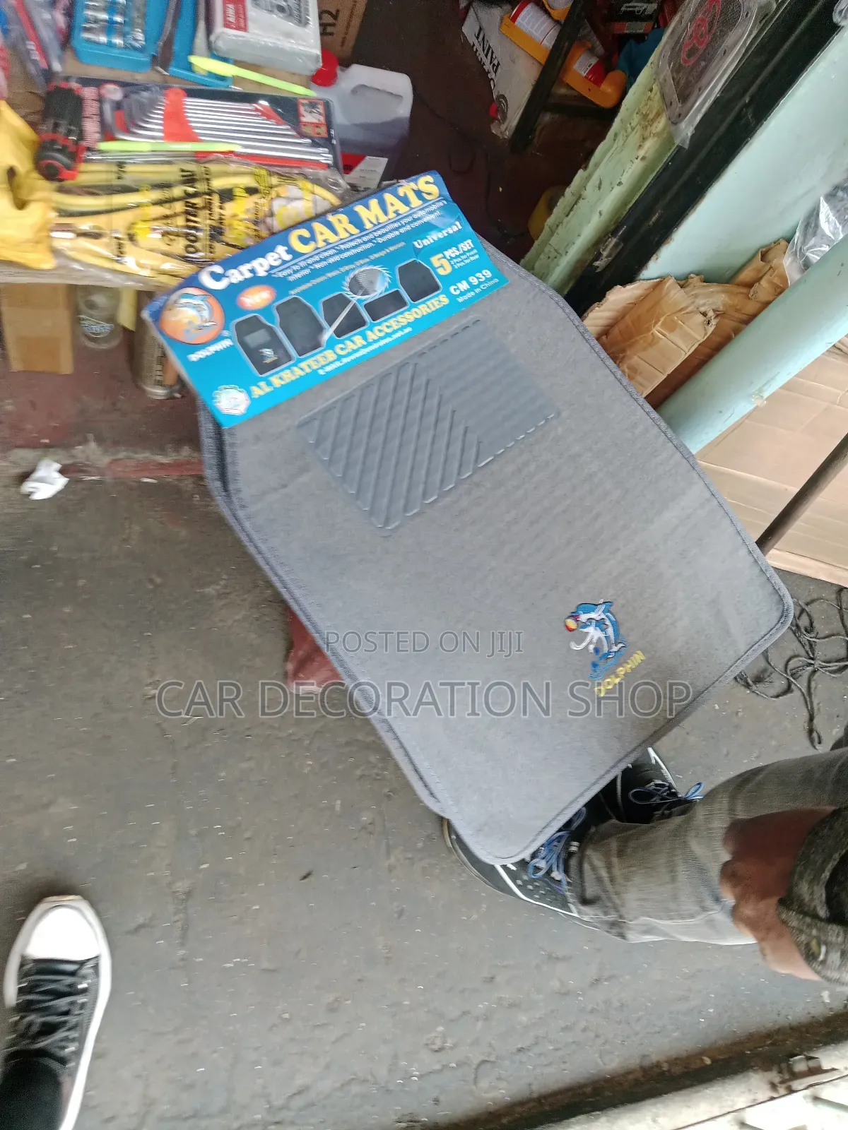 Grey Dolphin Nonslip Floor Car Mats