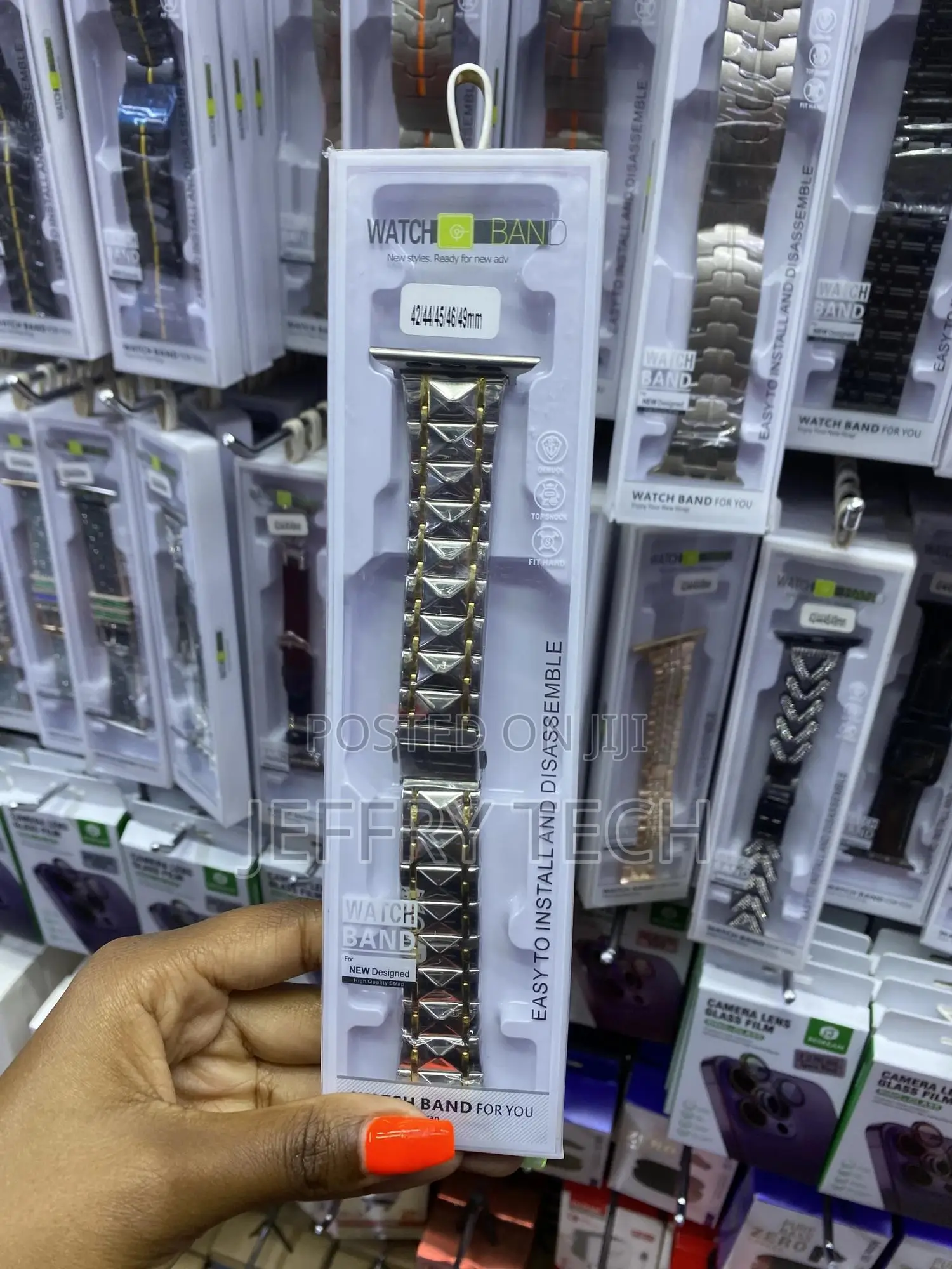 Visoom Jewelry Metal Apple Watch Strap 42 44 45 49mm