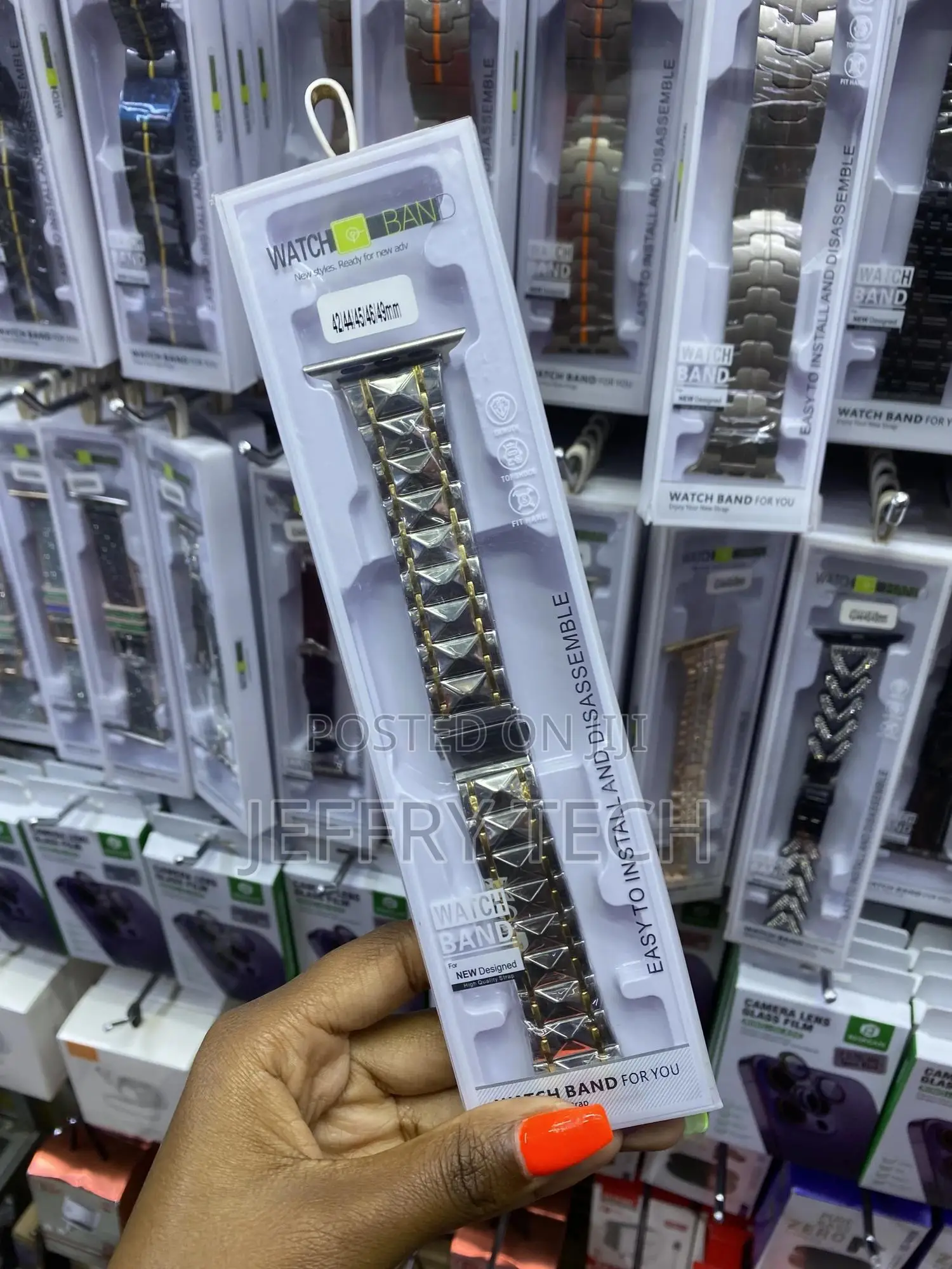 Visoom Jewelry Metal Apple Watch Strap 42 44 45 49mm
