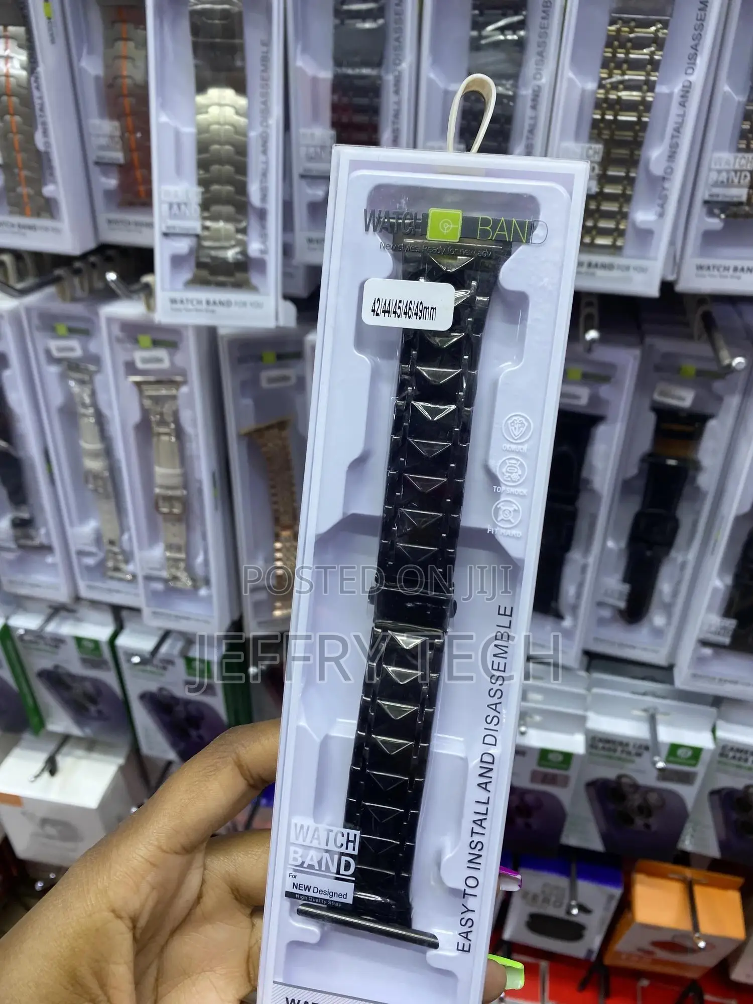 Tasikar Stainless Steel Metal Bracelet Apple Watch Band 42 44 45 49mm