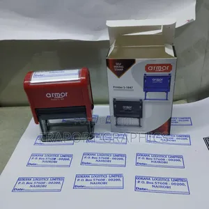 Plain Self Inking Rubber Stamp