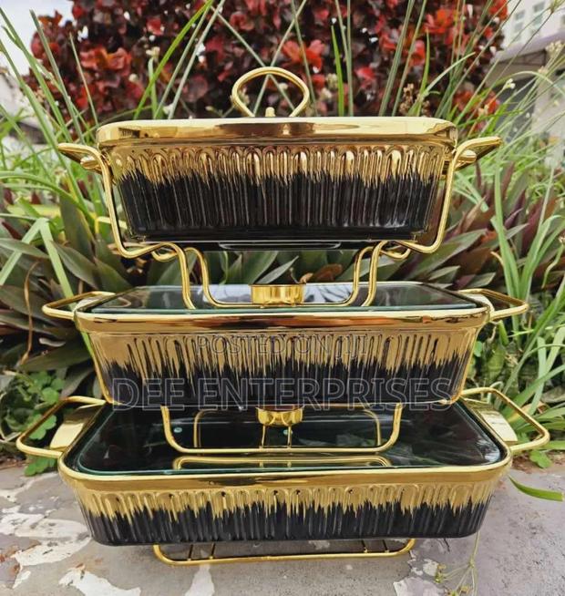 3pcs Ceramic Food Warmers - main view