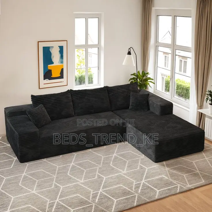 Pillowy 6 Seater L Seat Sofa