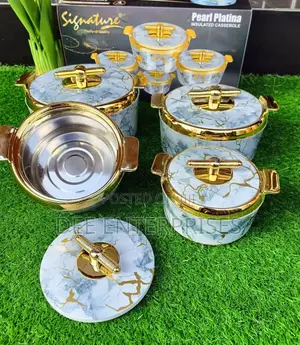 4 PCS Pearl Platina Insulated Hotpot